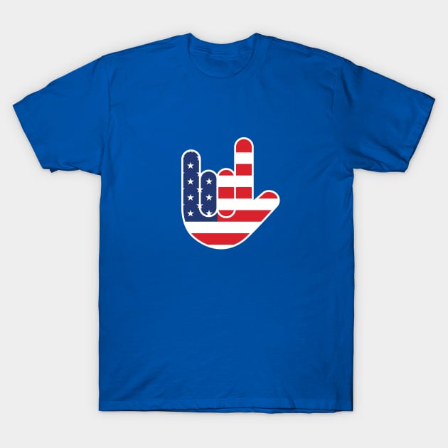 I Love You America T-Shirt by Kid Relic
